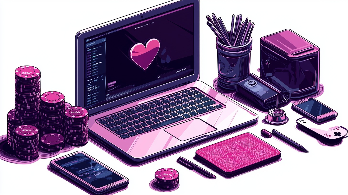 Player using a desktop